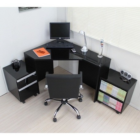 パソコンデスク パソコンラック ハイタイプ Amazon | ZXD パソコンデスク L字 ゲーミングデスク 幅105 L字